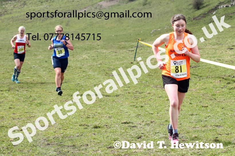 Masters men 2021 NECAA Cross Country Relays, Thornley Farm, Peterlee, Saturday, April 10th. Photo: David T. Hewitson/Sports for All Pics